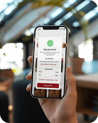 Sipariş ve ödeme QRall panelinize anında yansısın