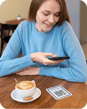 Müşteriniz masadaki QR kodu taratsın